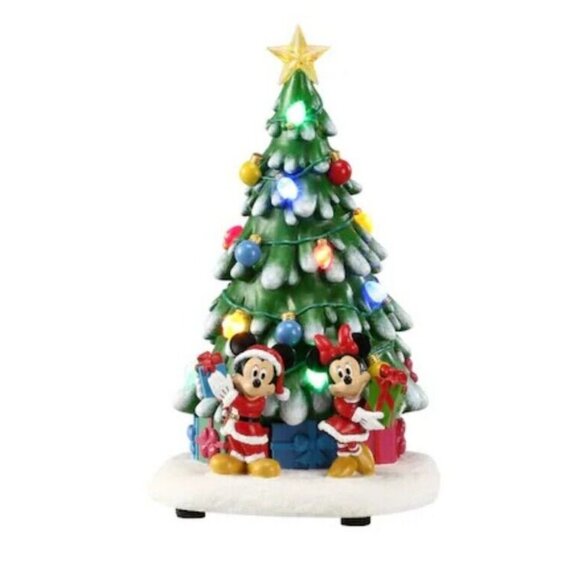 NEW 2024 Disney Mickey & Minnie 10" LED Musical Christmas Tree 8 Classic Songs - Picture 8 of 12
